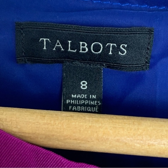 Talbots Striped Tafetta Sheath Dress - Picture 8 of 9